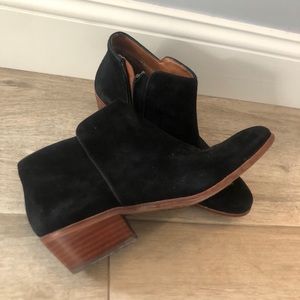 Sam Edelman Suede Booties Black